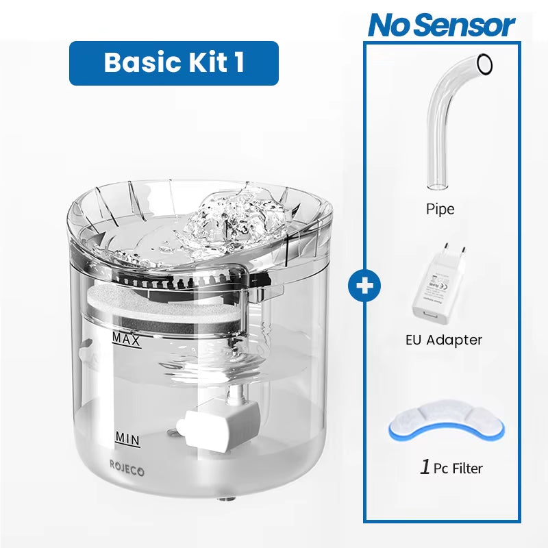 Cat Water Fountain Automatic Pet Water Dispenser Pet Smart Drinker for Cats Auto Sensor Cat Drinking Fountain Accessories