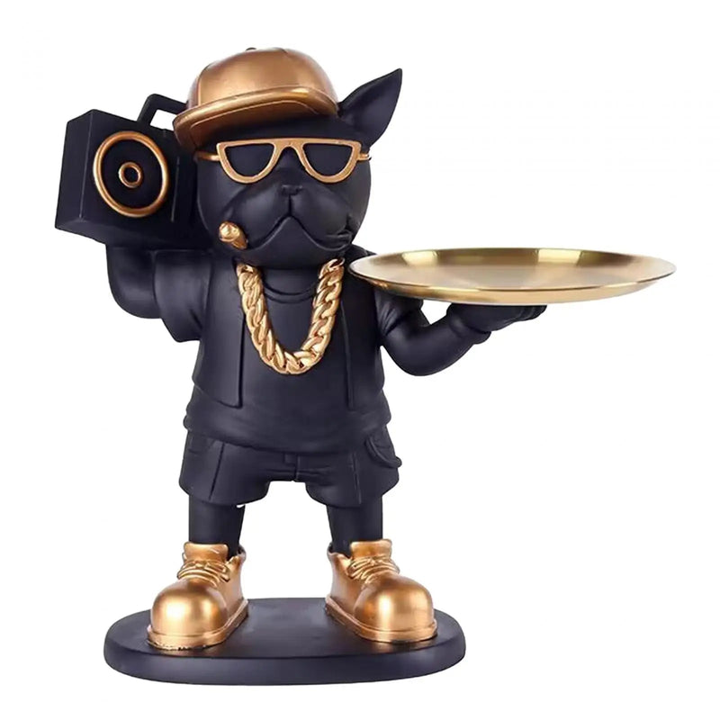 Jewelry Trinket Tray Candy Dog Statue Storage Box Animal Figurine Organizer for Entrance Living Room Countertop Cabinet Entryway shimendi Sécurité et Confort pour Chien chat| Shimendi