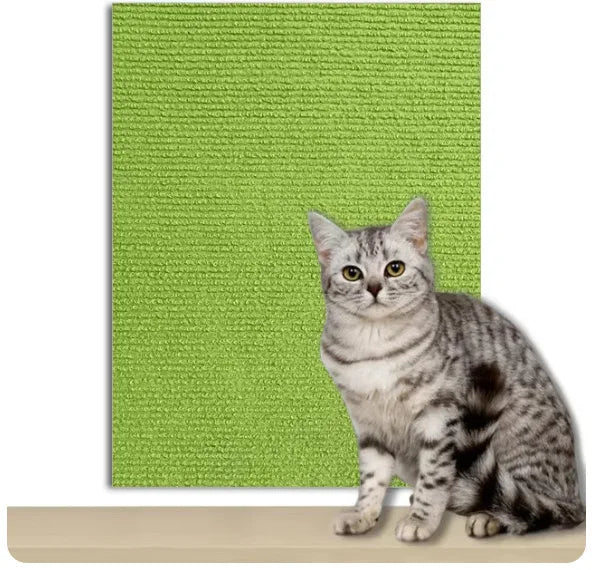 60x200cm Cat Scratcher Sofa Protector Cats Scratcher Pad Board Protection Trimmable Self-adhesive Carpet DIY Cat Scratch Mat