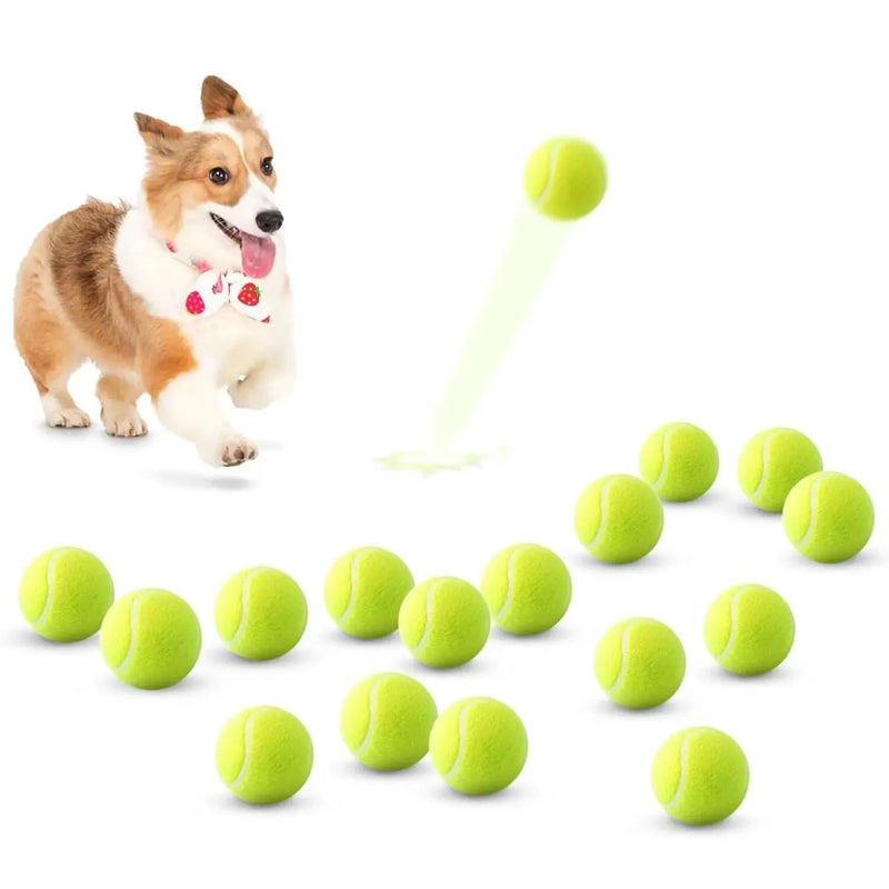 Tennis Balls for Dogs, 2-Inch Size, Compatible with Most Automatic Ball Launchers Idea for Small Dogs(12 Balls Only) - shimendi