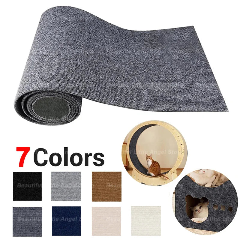 Wall Self-Adhesive Anti Cat Scratch Sofa DIY Cats Scratch Protection Paws Sharpen Trimmable Carpet Cats Scratch Board - shimendi