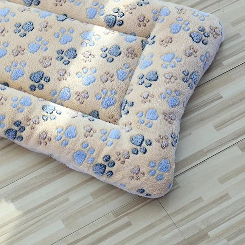 12 Color Dog Bed Mat Portable Pet Sleeping Bed Plush Blanket Washable Cat Bed Sofa Home Travel Comfort Warm Soft Flannel Blanket