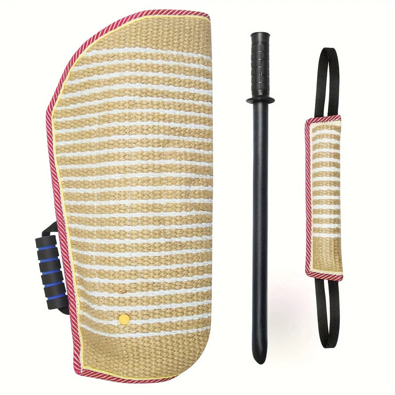 Kangdarpet Dog Chew Training Set with Training Stick Chew Set Dog Chew Pillow Stick, Tug of War Toy Training Dog Stick shimendi Sécurité et Confort pour Chien chat| Shimendi