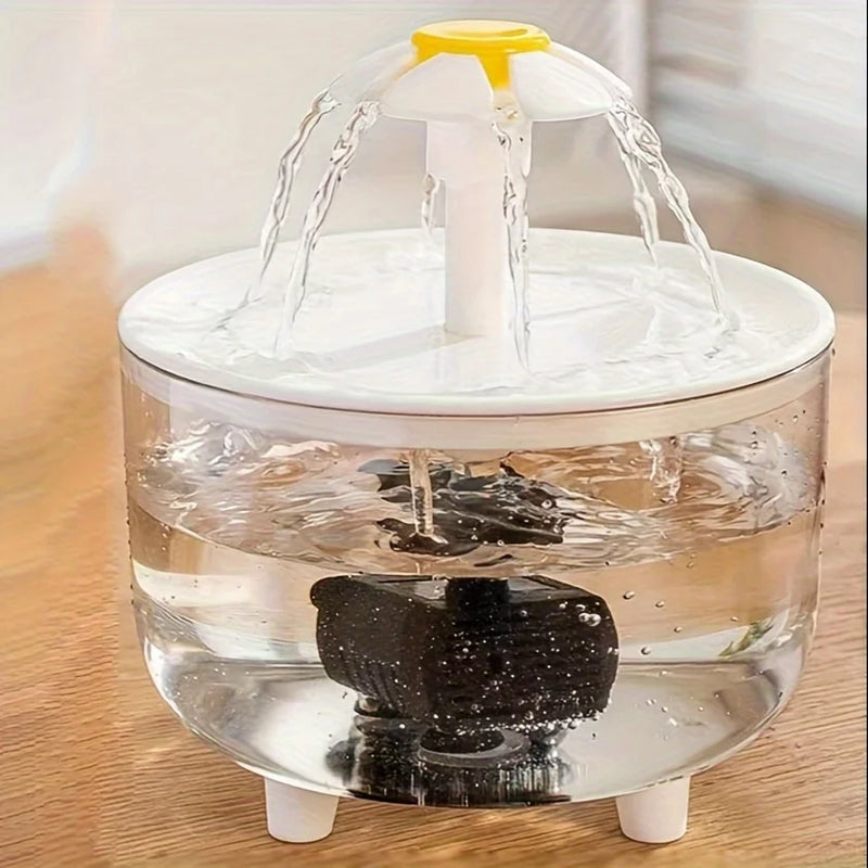 USB Electric Mute 1L Pet Water Fountain Automatic Cat Drink Bowl Filter Pet Drinking Dispenser Drinker For Cats Water Filter - shimendi