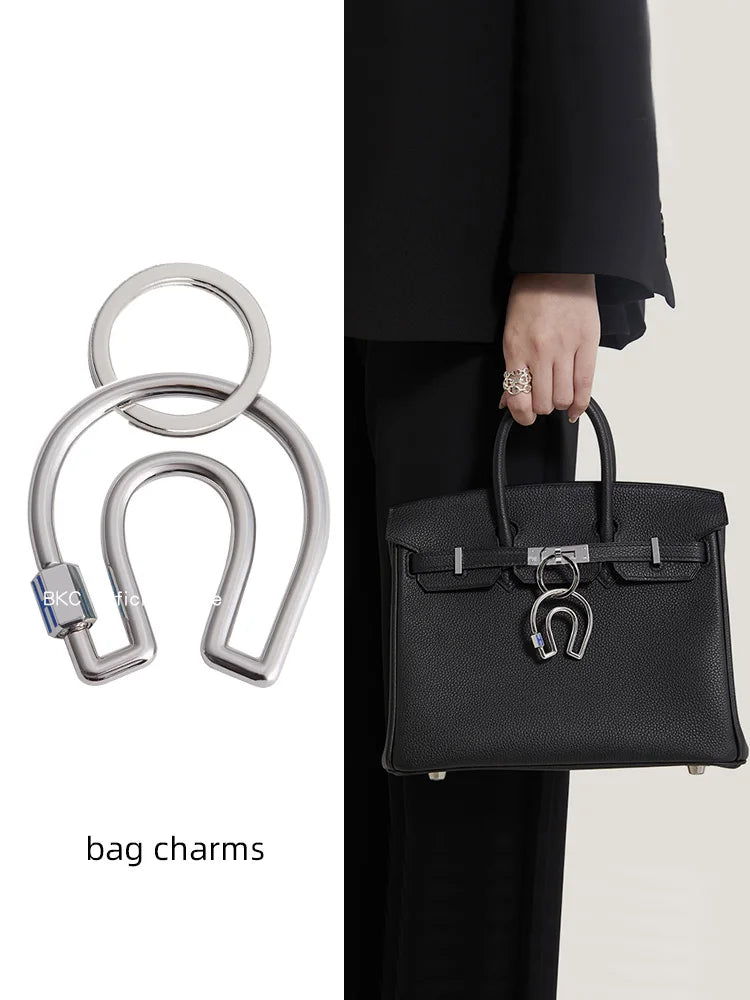 bag charms Horseshoe bag pendant fer a Cheval key chain decorative buckle car key chain bag shoulder strap adjustment buck shimendi Sécurité et Confort pour Chien chat| Shimendi