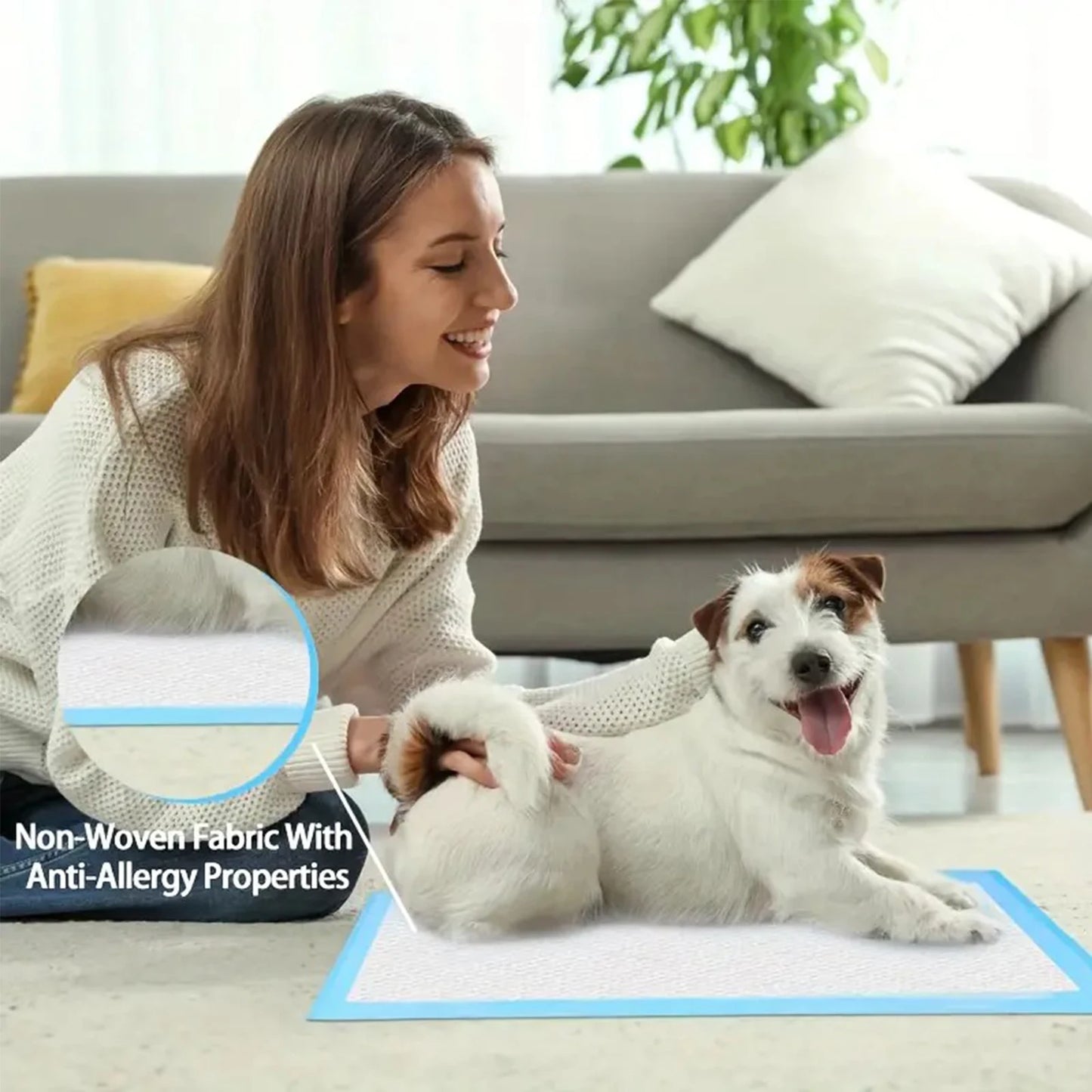 100/50/40/30Pcs Pet Urine Pads, Thickened Deodorizing Dog Urine Pads, Essential Diapers for Pets, Disposable Absorbent Pads, Dis