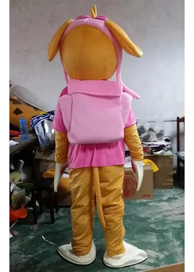 Anime Dog Mascot Costume Walkable Cartoon Doll Props Halloween Carnival Party Performance Cosplay Paw Costume shimendi Sécurité et Confort pour Chien chat| Shimendi