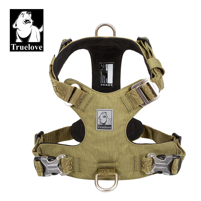 Truelove Dog Light Weight Harness Adjustable Outdoor Pet Medium Small Large Adjustable Outdoor Tactical Military Service TLH6281 - shimendi