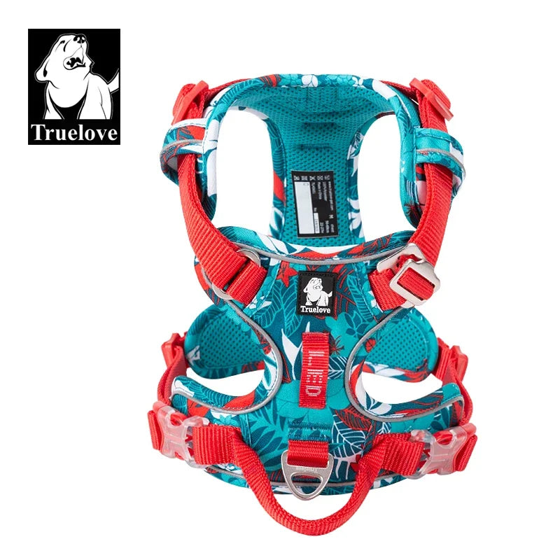 Truelove Pet Explosion-proof Dog Harness Camouflage Reflective Nylon Special Edition and Upgrade Version Easy to Adjust TLH5653 - shimendi