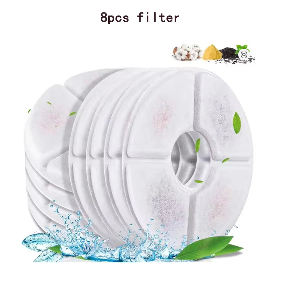 Replacement Filters for Cat Water Fountain Activated Carbon Replacement Filters Pet Cat Water Dispenser Filters Accessorie
