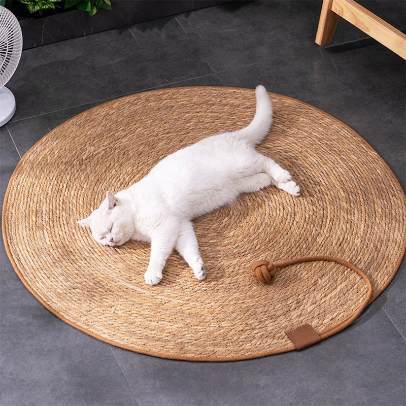 Cat Scratcher Rattan Mat Board Cat Scratch for Sharpen Nails Scraper Cats Tree Cat scratching post Sofa Mats Furniture Protector - shimendi