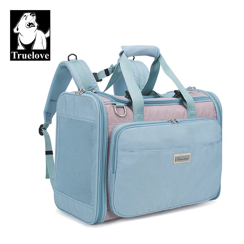 Truelove Waterproof Pet Carrier Bag for Small Dogs Cats High-Grade Polyester,Eco-Friendly & Airline Approved Design TLX2971 - shimendi