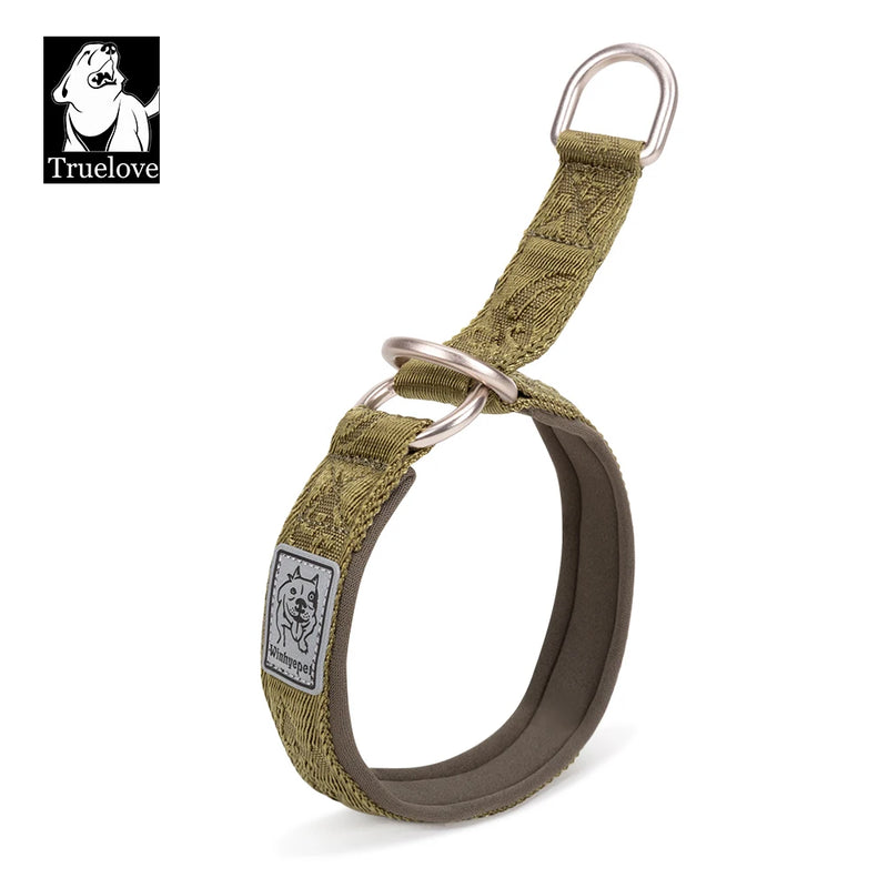 TRUELOVE Pet Collar Nylon Webbing P-chain Explosion-proof Neoprene Padding Pets Running Training Large Medium Small Dogs YC1851 - shimendi