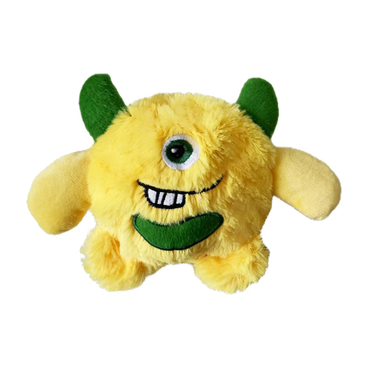 A small monster dog plush sound toy grinding teeth resistant to bite boredom companion small dog Teddy Golden Retriever pet supp