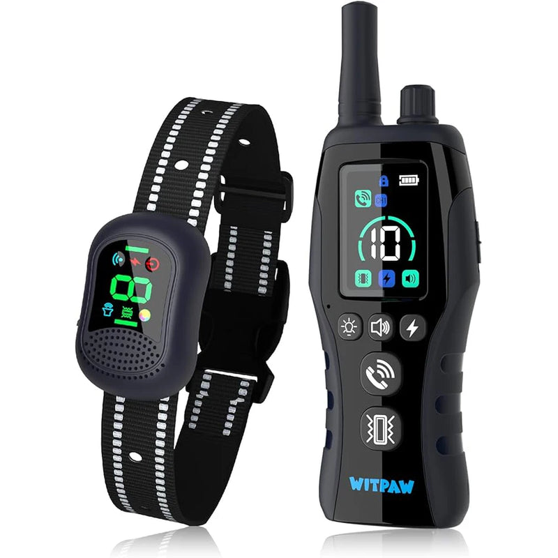 Dog Shock Collar4900Ft Dog Training Collar for 5-120lbs Small Medium Large Dog Rechargeable Waterproof Beep Vibration Safe Shock - shimendi