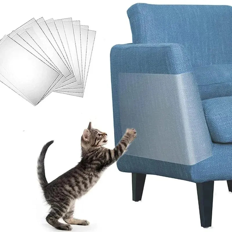 Cat Scratch Sofa Protection Pads Anti-cat Scratch Couch Guard Pads Stickers Self-adhesive Pet Furniture Protectors Cover - shimendi