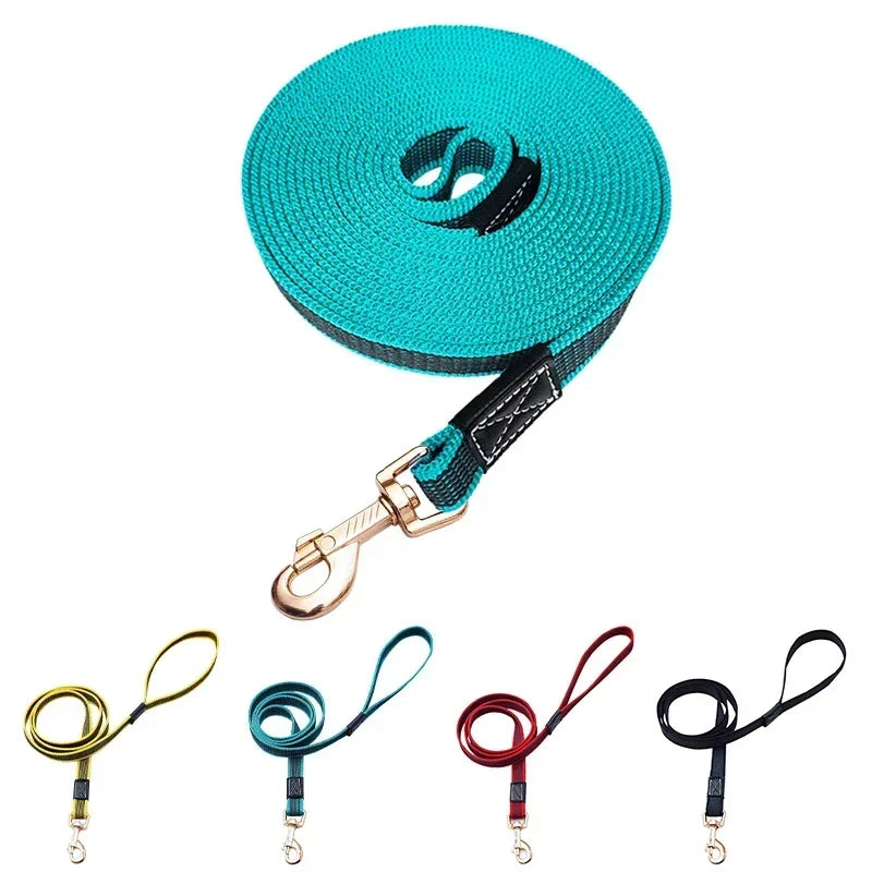 Long Dog Leash Lead Towing Rope Walking Training Strap Durable Strong Leashes Anti-slip Pet Traction Accessories 1.5M/2M/3M/5M shimendi Sécurité et Confort pour Chien chat| Shimendi