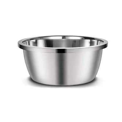 Stainless Steel Bowls for Dogs Eco-Friendly Smooth Edge Stable Bottom Pet Food Water Bowl for Small Medium Large Dogs