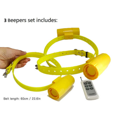 Hunting Dog Beeper Collars Waterproof Dog Training Collar 8 Built-In Beeper Sound Dog Tracker Collars Control up to 1000Meters