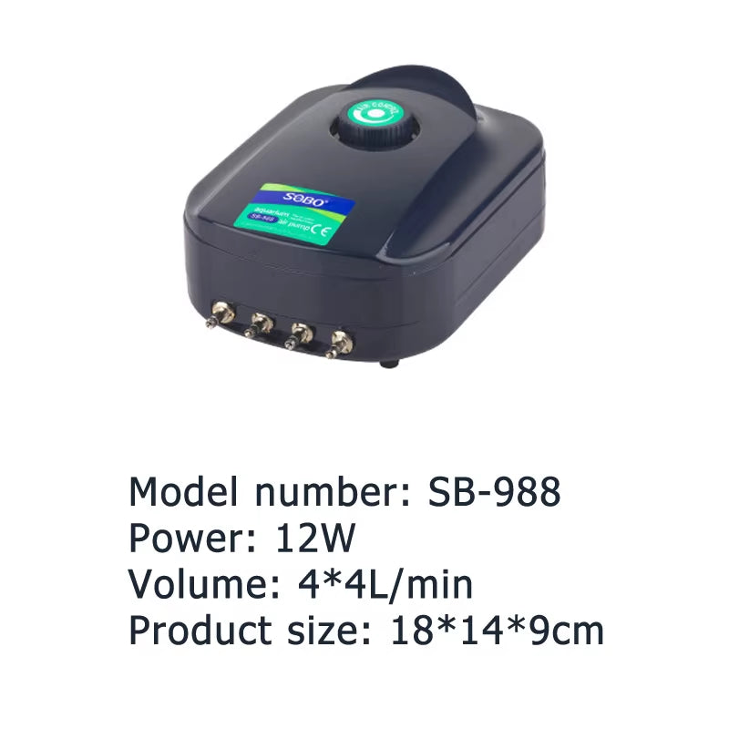 Aquarium Light LED Air Bubble Aquarium Lamp Underwater Submersible Fish Tank Light Color Changing Making Oxygen for Fish Tank