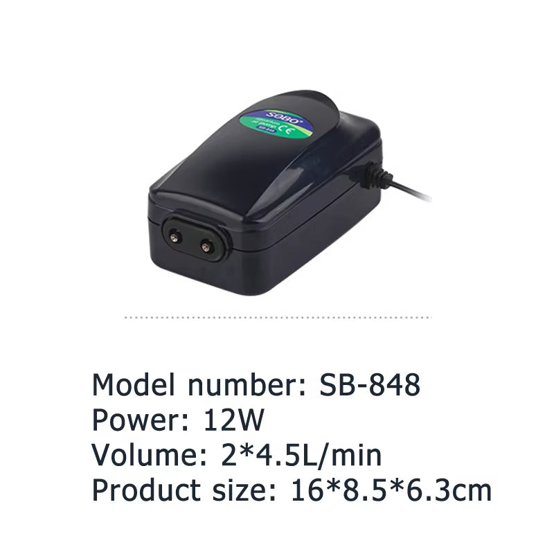 Aquarium Light LED Air Bubble Aquarium Lamp Underwater Submersible Fish Tank Light Color Changing Making Oxygen for Fish Tank