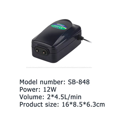 Aquarium Light LED Air Bubble Aquarium Lamp Underwater Submersible Fish Tank Light Color Changing Making Oxygen for Fish Tank