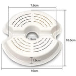 Water Fountain Carbon Replacement Filters for 304 Stainless Steel Cat Drinking Fountain 4PCS Filters Pet Supplies