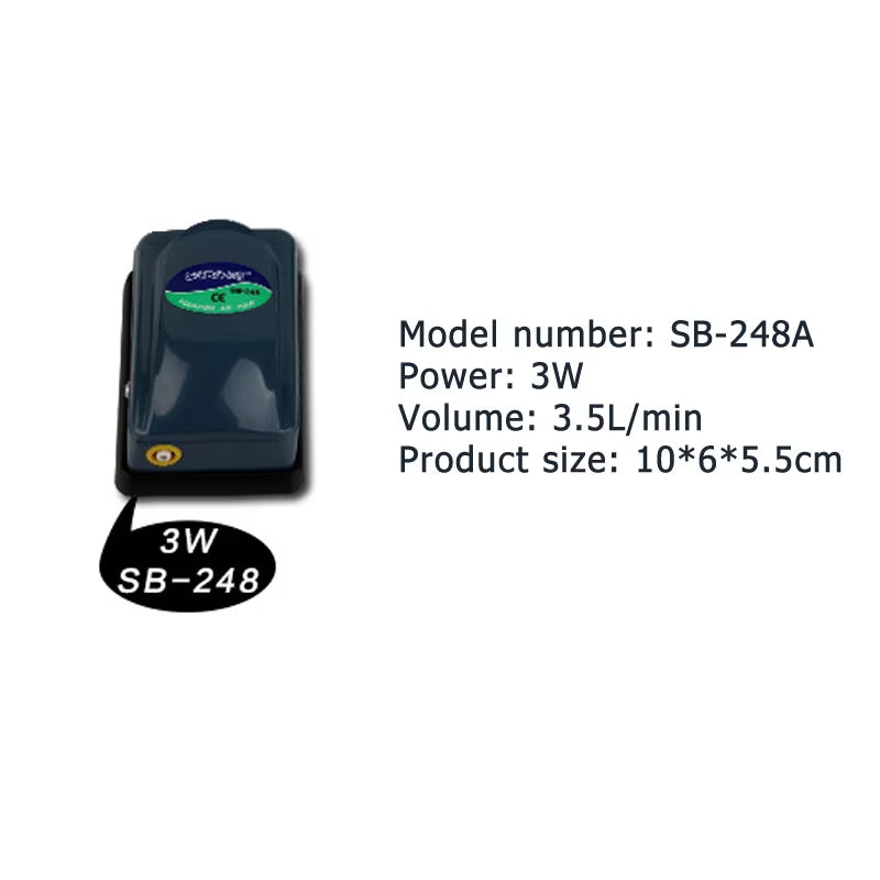 Aquarium Light LED Air Bubble Aquarium Lamp Underwater Submersible Fish Tank Light Color Changing Making Oxygen for Fish Tank