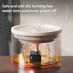 1L Electric Ceramic Water Fountain for Cats and Dogs, Automatic Cat Water Dispenser, Pet Bowl