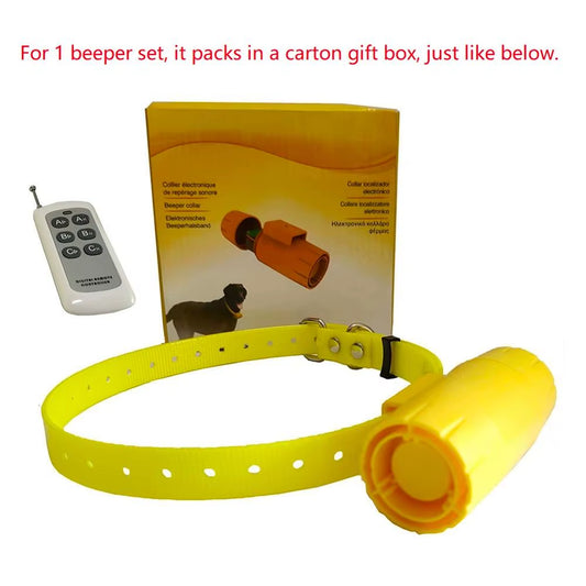 Hunting Dog Beeper Collars Waterproof Dog Training Collar 8 Built-In Beeper Sound Dog Tracker Collars Control up to 1000Meters