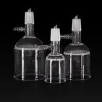 1PCS 35Ml 60Ml 100Ml 150Ml 250Ml 500Ml 1000Ml 2000Ml 24# Lab Glass Suction Filter Funnel with Glass Hole Filter Plate