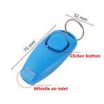 Pet Dog Whistle and Clicker Puppy Stop Barking Training Aid Tool Clicker Portable Trainer Pet Products Supplies 1 Pc