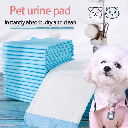 30/40/50/100Pcs Pet Urine Pads Thickened Deodorizing Dog Urine Pads Diapers for Pets Disposable Absorbent Pads Home Toilet Mat
