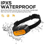 2 in 1 Citronella Dog Anti bark Training Collar Auto &Remote Control Safe Humane Spray Dog Training Collar for Small large Dogs shimendi Sécurité et Confort pour Chien chat| Shimendi