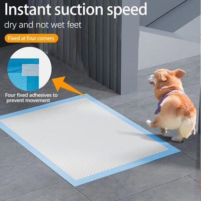 30/40/50/100Pcs Pet Urine Pads Thickened Deodorizing Dog Urine Pads Diapers for Pets Disposable Absorbent Pads Home Toilet Mat
