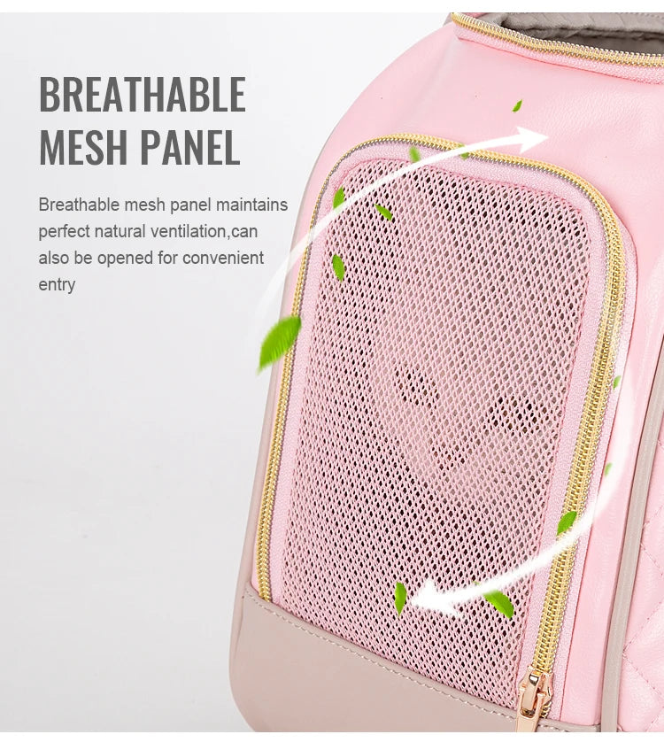 Truelove Fashion Pet Carrier Handbag Out of Portable Bag Space Cabin Hug Cat Dog Artifacts Out Bag Backpack Pet Box Cage TLX6971