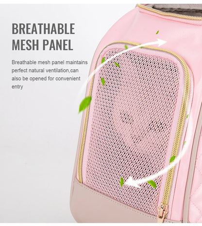 Truelove Fashion Pet Carrier Handbag Out of Portable Bag Space Cabin Hug Cat Dog Artifacts Out Bag Backpack Pet Box Cage TLX6971