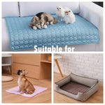 Dog Cooling Mat Summer Pet Cold Bed Extra Large For Small Big Dogs Pet Accessories Cat Durable Blanket Sofa Cat Ice Pad Blanket - shimendi