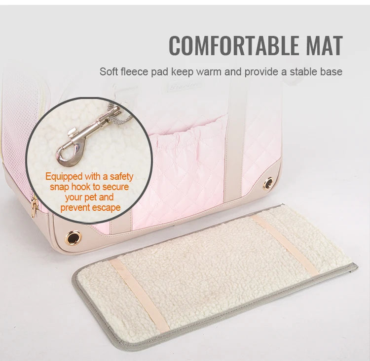 Truelove Fashion Pet Carrier Handbag Out of Portable Bag Space Cabin Hug Cat Dog Artifacts Out Bag Backpack Pet Box Cage TLX6971