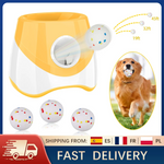 Upgrade Automatic Dog Ball Launcher with 3 ETPU 58mm Ball,19/32/45 ft Distance Adjustable,Rechargeable Interactive Pet Fetch Toy - shimendi