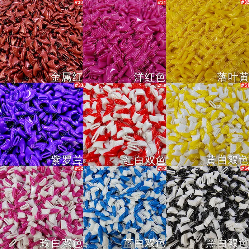 Cat Nail Caps Pet Cat Soft Paws Nail Protector Cover With Free Adhesive Glue + Applicator  20pcs/lot for Kitten