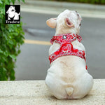 Truelove Pet Harness Floral No Pull Cotton Fabric Breathable and Reflective Soft Cats Dogs Small Medium Walking Running TLH5655 - shimendi