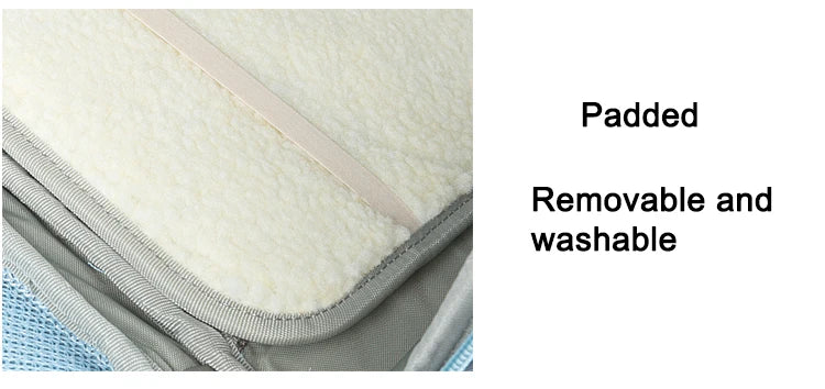 Truelove Pet Backpack Nylon Small Cat and Dog Teddy Outdoor Activity Bag Portable Breathable Than Bear Travel Small Pet TLX5971