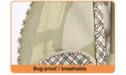 Truelove Pet Backpack Nylon Small Cat and Dog Teddy Outdoor Activity Bag Portable Breathable Than Bear Travel Small Pet TLX5971