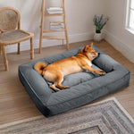 Fully Orthopedic Surround Support Waterproof Oxford Large Dog Bed with Removable Washable Cover - shimendi