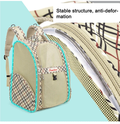 Truelove Pet Backpack Nylon Small Cat and Dog Teddy Outdoor Activity Bag Portable Breathable Than Bear Travel Small Pet TLX5971