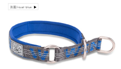 TRUELOVE P chain Pet Reflective Collar Nylon Best Neoprene Padded Half Choke Training  Lightweight Washable Sports YC1852