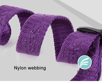 TRUELOVE Pet Nylon Harness Light-weight Double-H Shape Embroidery 5 Adjustable Positions Medium and Large Dog Waterproof  YH1807