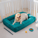 Fully Orthopedic Surround Support Waterproof Oxford Large Dog Bed with Removable Washable Cover - shimendi