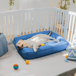 Fully Orthopedic Surround Support Waterproof Oxford Large Dog Bed with Removable Washable Cover - shimendi